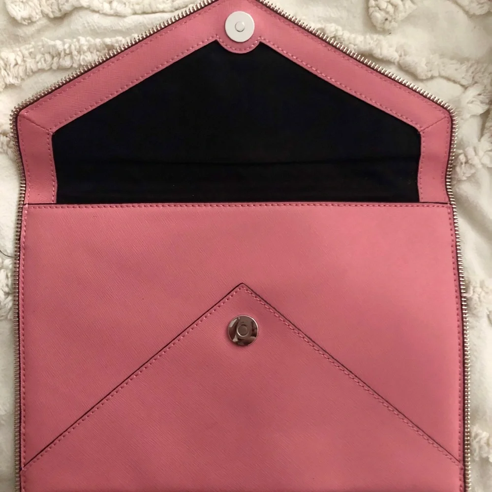 Rebecca Minkoff Pink Envelope Clutch